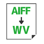 AIFF to WV