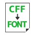 CFF→フォント変換
