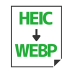 HEIC→WEBP変換