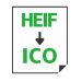 HEIF→ICO変換