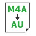 M4A→AU変換