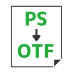 PS→OTF変換