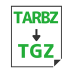 TAR.BZ→TGZ変換