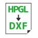 HPGL→DXF変換