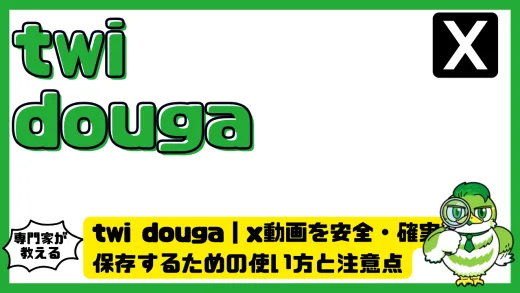 twi douga完全ガイド｜x（twitter）動画を安全・確実に保存するための使い方と注意点