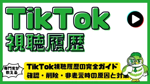 TikTok視聴履歴の完全ガイド｜確認・削除・非表示時の原因と対策