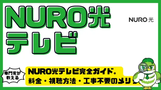 NURO光テレビ完全ガイド。料金・視聴方法・工事不要のメリットと注意点を徹底解説