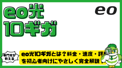 eo光10ギガとは？料金・速度・評判を初心者向けにやさしく完全解説！