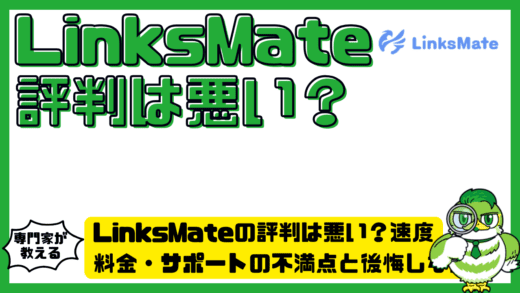 LinksMate（リンクスメイト）の評判は悪い？速度・料金・サポートの不満点と後悔しない選び方