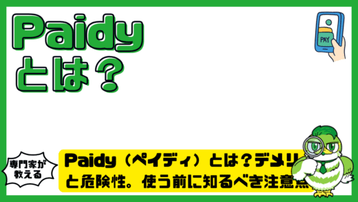 Paidy（ペイディ）とは？デメリットと危険性。使う前に知るべき注意点完全ガイド