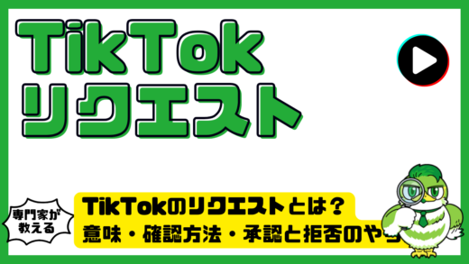 TikTok（ティックトック）のリクエストとは？意味・確認方法・承認と拒否のやり方をわかりやすく解説