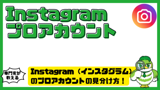 Instagram（インスタグラム）のプロアカウントの見分け方！バレる表示・確認ポイント・戻し方を解説